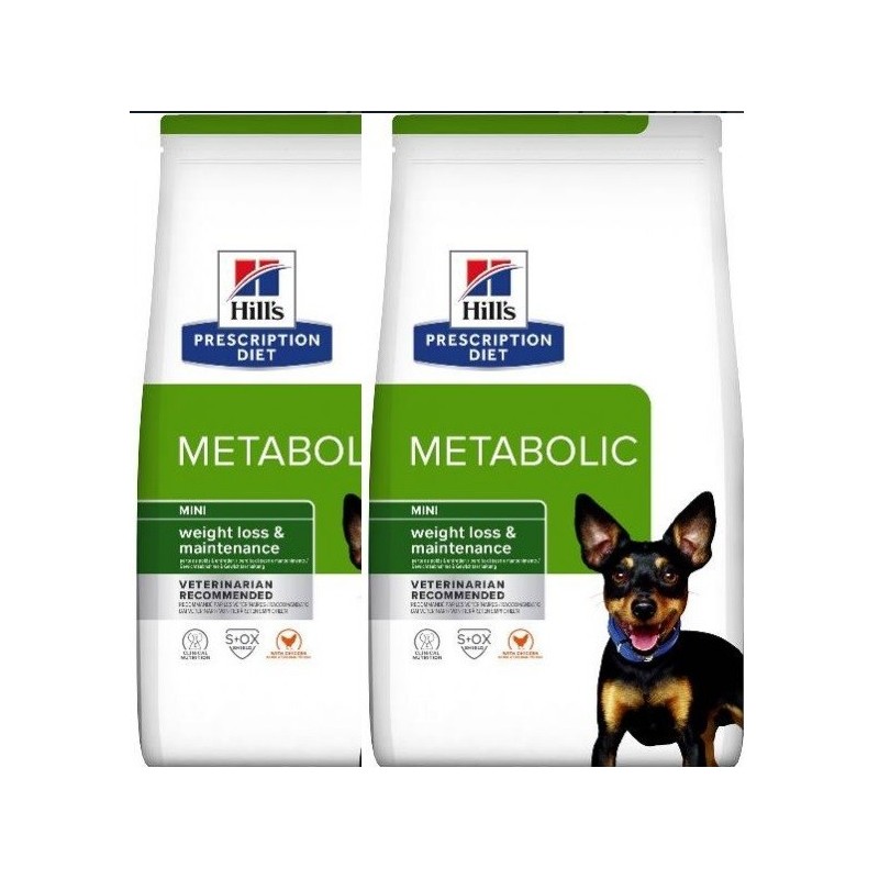 HILL'S METABOLIC CANE MINI 6 KG **acquisto minimo 2 sacchi*prezzo riferito alla singola confezione*