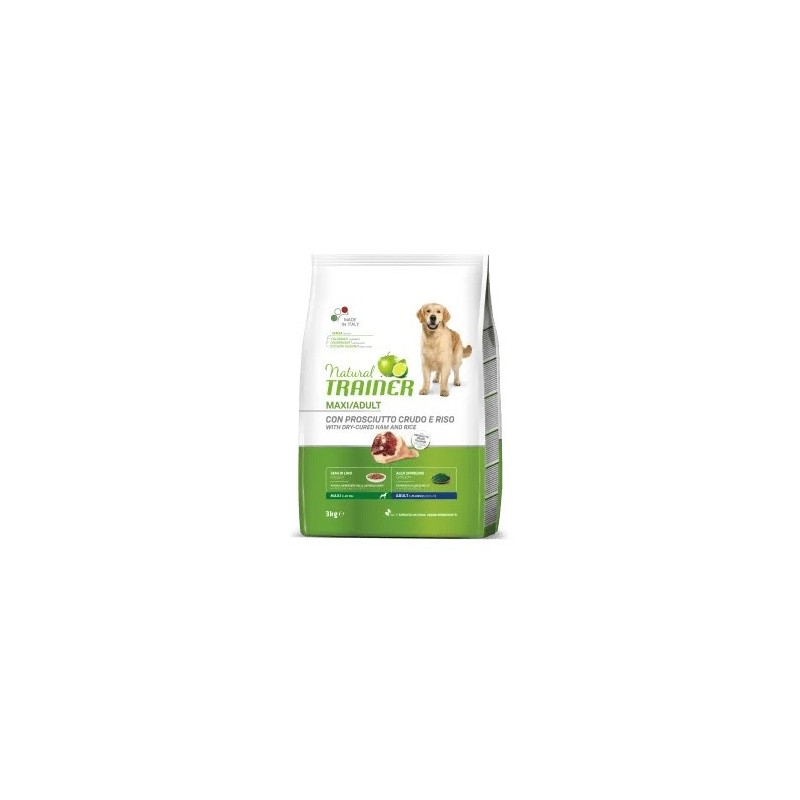 TRAINER DOG NATURAL ADULT MAXI PROSCIUTTO KG.12