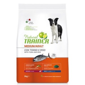 TRAINER DOG NATURAL ADULT MEDIUM CON TONNO E RISO KG.3