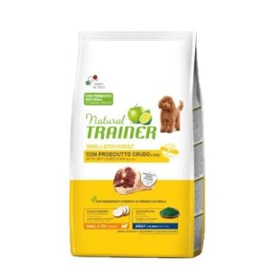 TRAINER NATURAL ADULT SMALL&TOY CON PROSCIUTTO CRUDO E RISO KG.7