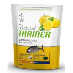 TRAINER NATURAL ADULT SMALL&TOY CON PESCE E RISO GR.800