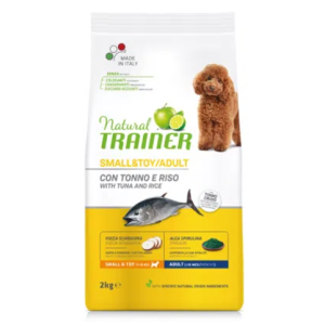 TRAINER NATURAL ADULT SMALL&TOY CON PESCE E RISO KG.2