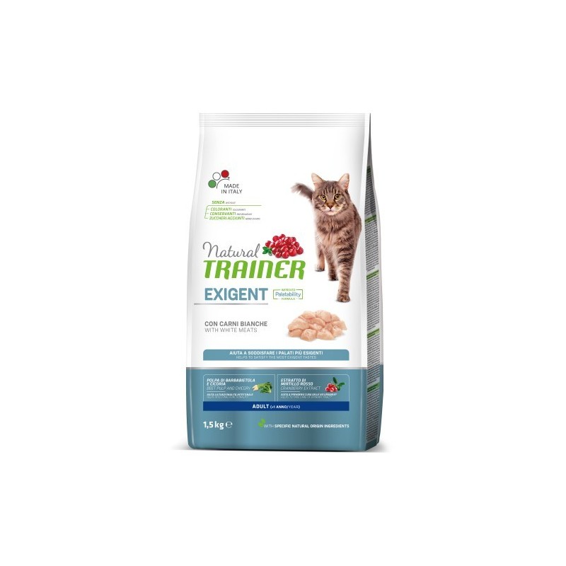 TRAINER FELINE EXIGENT CARNI BIANCHE 1,5kg