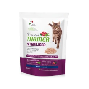 TRAINER FELINE STERILISED CARNI BIANCHE 300GR