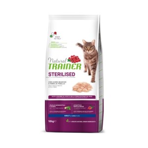 TRAINER FELINE STERILISED CARNI BIANCHE 10KG