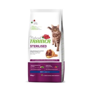 TRAINER FELINE STERILISED PROSCIUTTO CRUDO 10KG