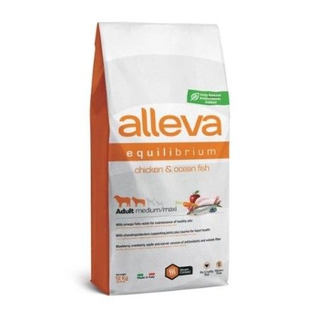 ALLEVA EQUILIBRIUM ADULT CHICKEN & OCEAN FISH MINI/MEDIUM KG.2