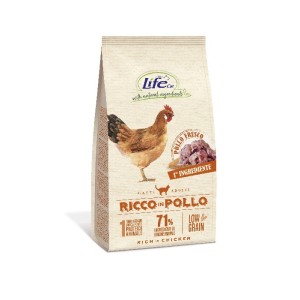 LIFE CAT DRY 400GR POLLO LOWGRAIN