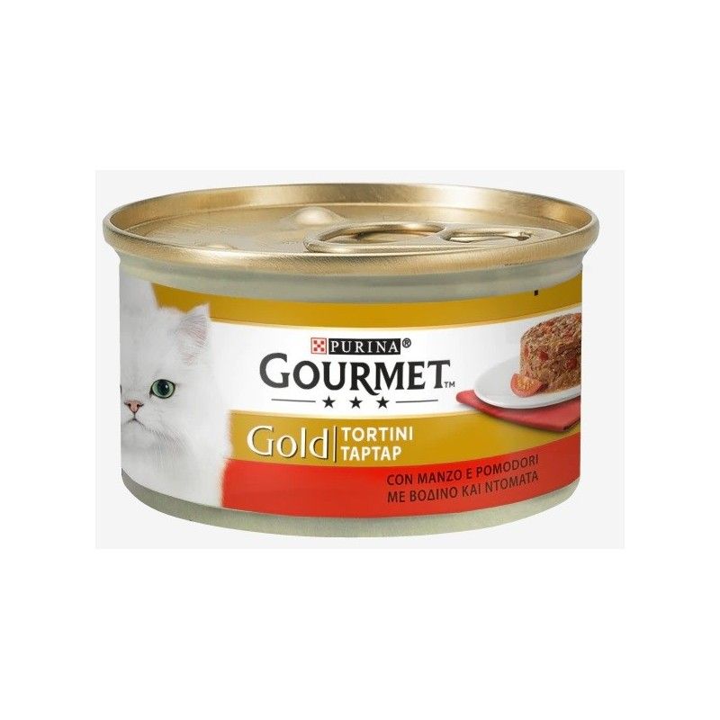 GOURMET GOLD TORTINI MANZO E POMODORI GR.85
