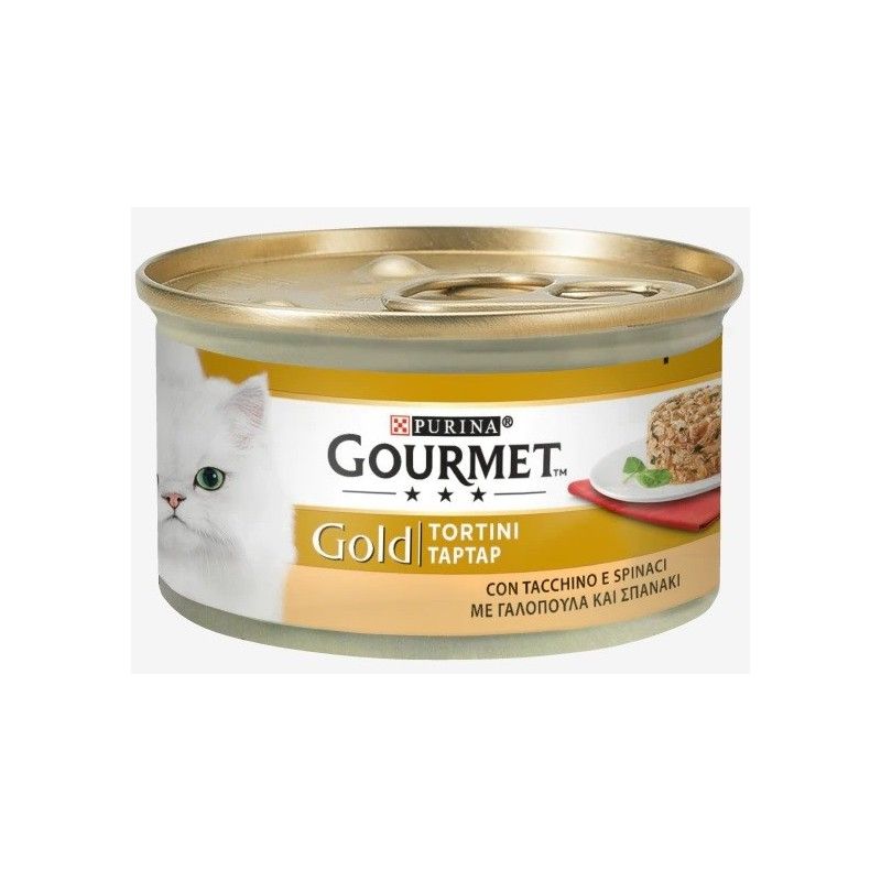 GOURMET GOLD TORTINI TACCHINO E SPINACI GR.85
