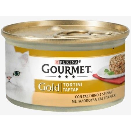 GOURMET GOLD TORTINI TACCHINO E SPINACI GR.85