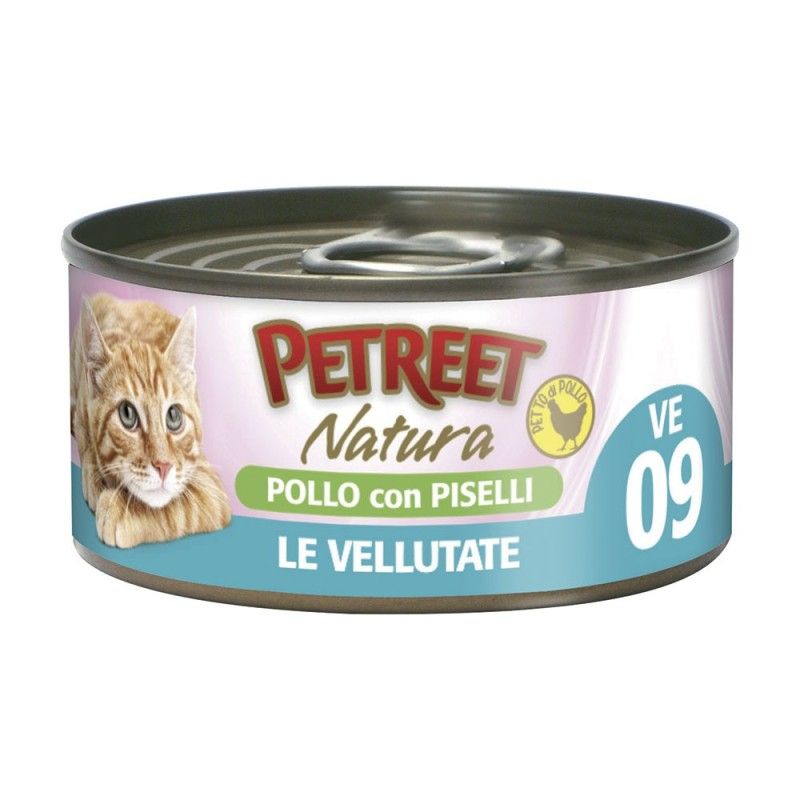 PETREET VELLUTATE GR.70 POLLO CON PISELLI
