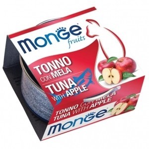 MONGE FRUITS GR.80 TONNO MELA