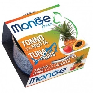 MONGE FRUITS GR.80 TONNO CON FRUTTA 