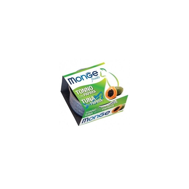 MONGE FRUITS GR.80 TONNO CON PAPAYA 