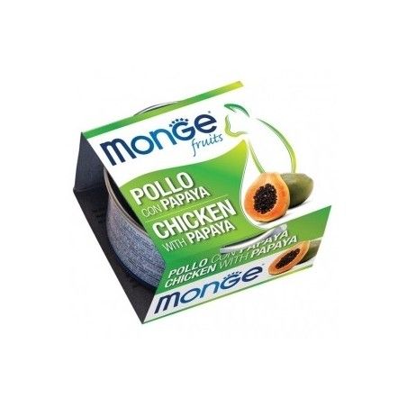 MONGE FRUITS GR.80 POLLO CON PAPAYA 