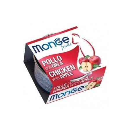 MONGE FRUITS GR.80 POLLO MELA