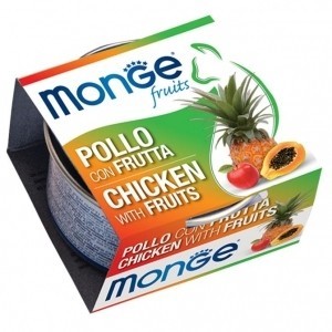 MONGE FRUITS GR.80 POLLO FRUTTA 
