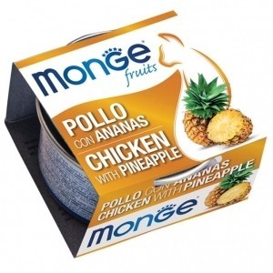 MONGE FRUITS GR.80 POLLO ANANAS