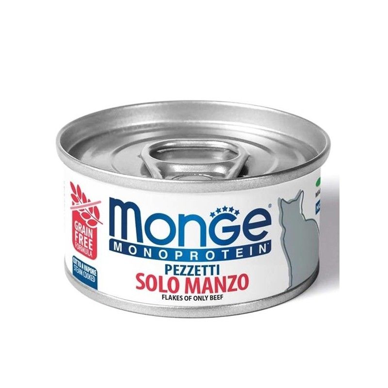MONGE MONOPROTEIN GR.80 SOLO MANZO 