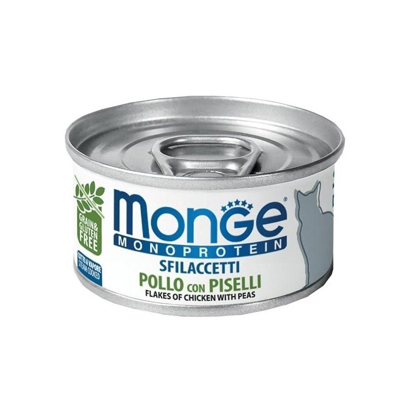 MONGE MONOPROTEIN GR.80 POLLO CON PISELLI 