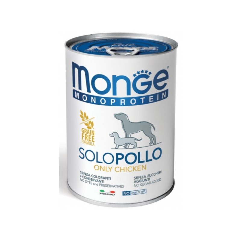 MONGE MONOPROTEICO GR.400 POLLO 