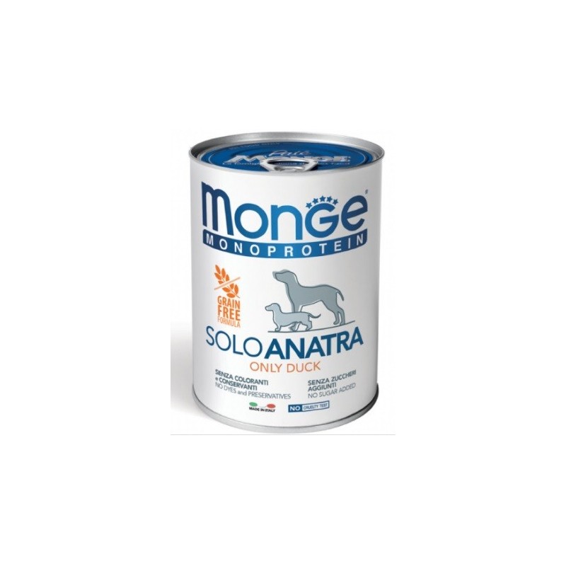 MONGE MONOPROTEICO GR.400 ANATRA