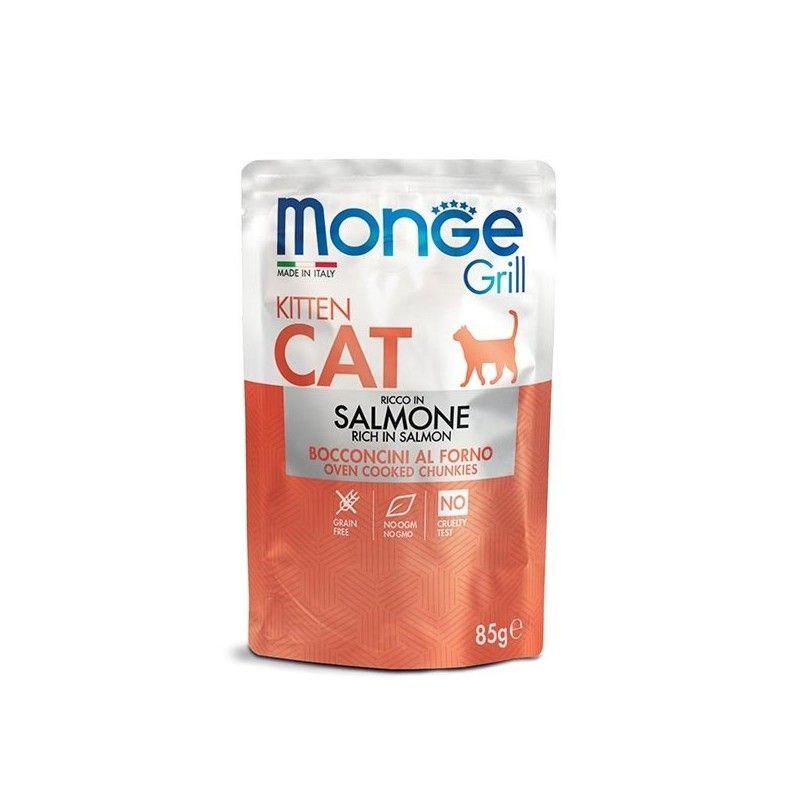 MONGE GRILL GATTO GR.85 KITTEN SALMONE