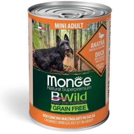 MONGE GRAIN FREE GR.400 MINI ADULT ANATRA ZUCCHE ZUCCHINE