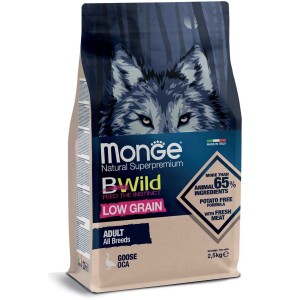 MONGE BWILD LOW GRAIN ALL BREEDS ADULT OCA KG.2,5