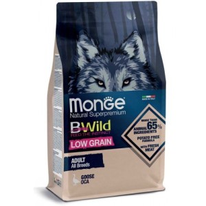 MONGE BWILD LOW GRAIN ALL BREEDS ADULT OCA KG.12*spedizione gratuita*