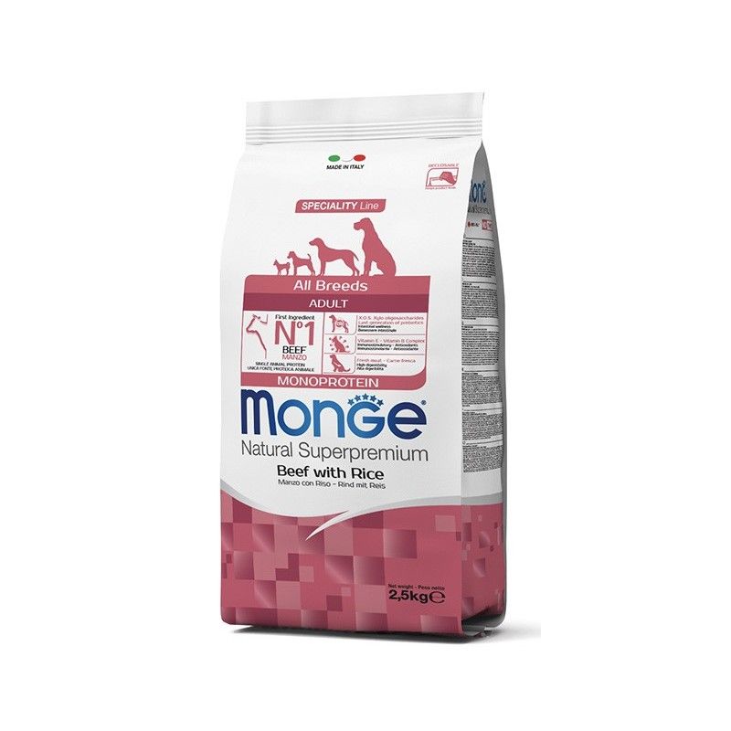 MONGE ALL BREEDS ADULT MANZO KG.2,5