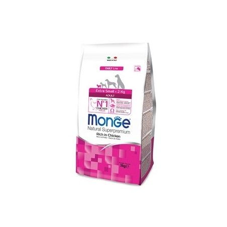 MONGE EXTRA SMALL ADULT POLLO KG.3