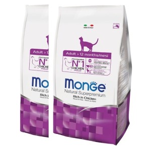 MONGE CAT ADULT POLLO KG.10 *acquisto minimo 2 sacchi*prezzo riferito alla singola confezione*