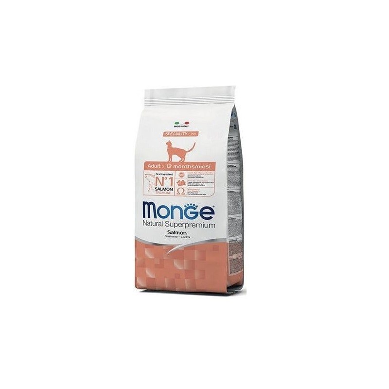 MONGE CAT ADULT SALMONE KG.10*spedizione gratuita*
