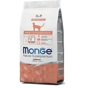 MONGE CAT ADULT SALMONE KG.10*spedizione gratuita*