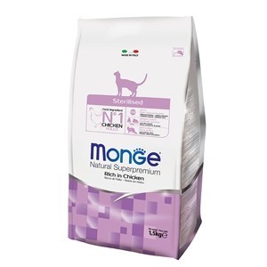 MONGE CAT STERILISED POLLO GR.400