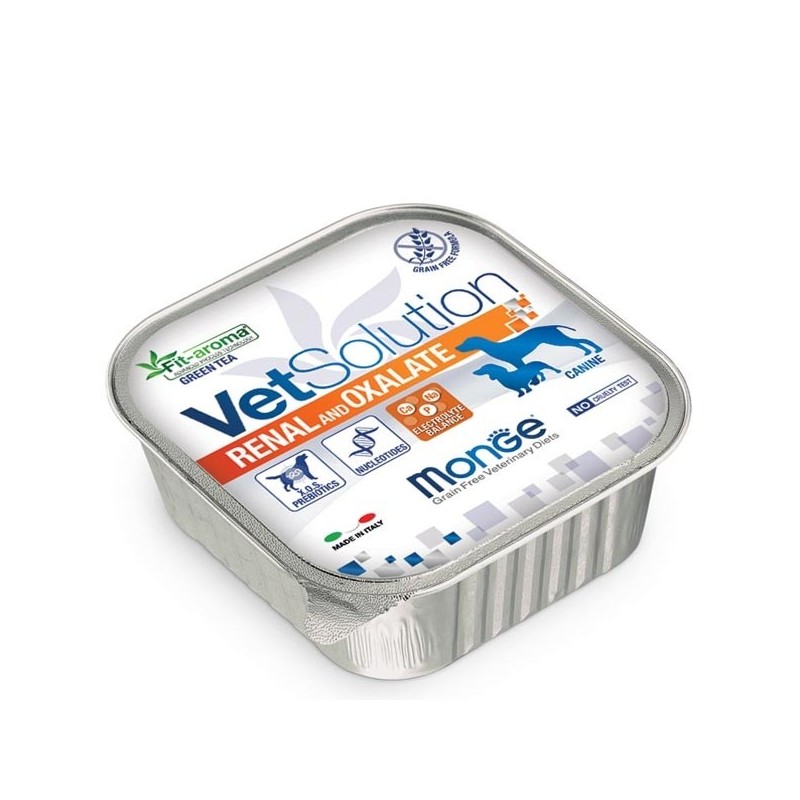 MONGE VETSOLUTION CANE RENAL/OXALATE GR.150