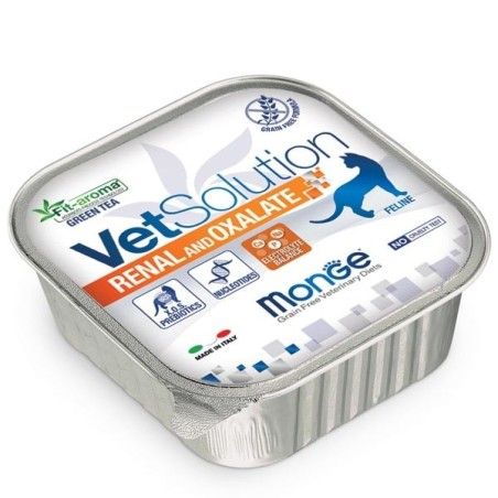 MONGE VETSOLUTION GATTO RENAL OXALATE GR.100  