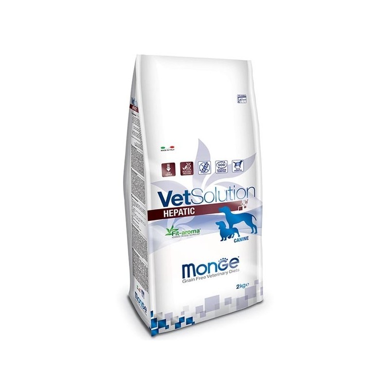 MONGE VETSOLUTION CANE HEPATIC 12kg