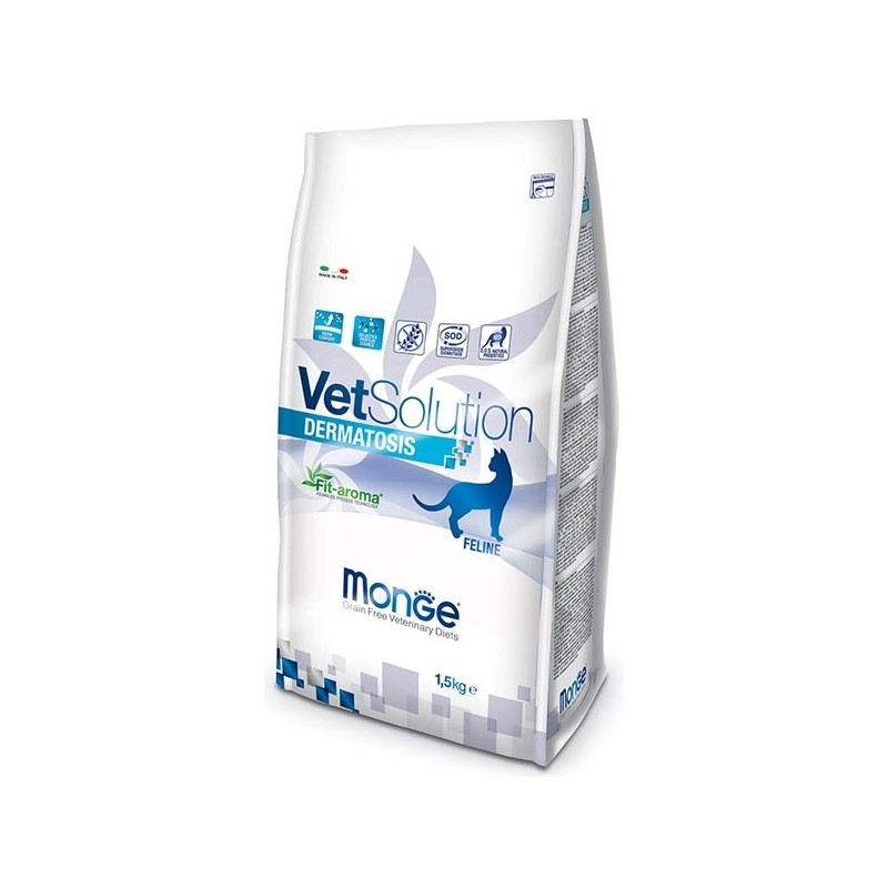 MONGE VET SOLUTION CAT DERMATOSIS KG.1,5 