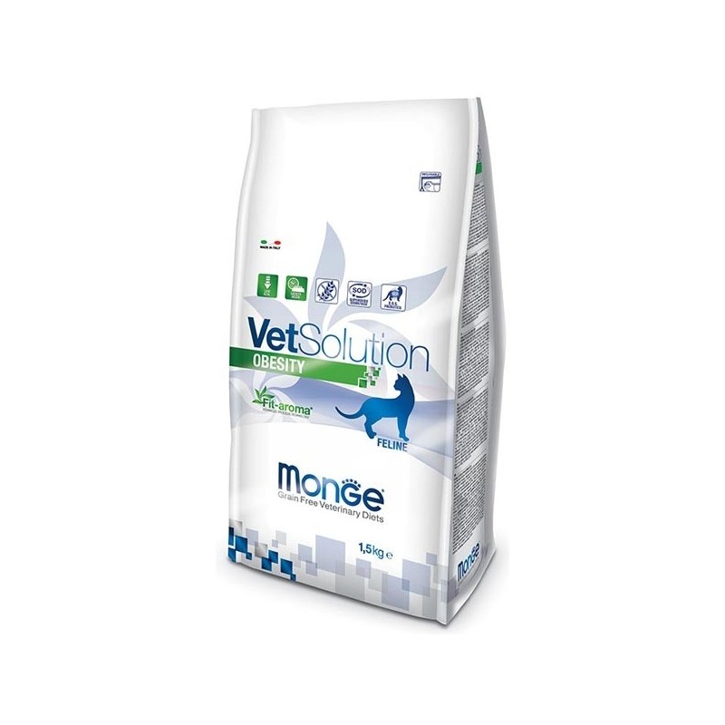 MONGE VET SOLUTION CAT OBESITY KG.1,5