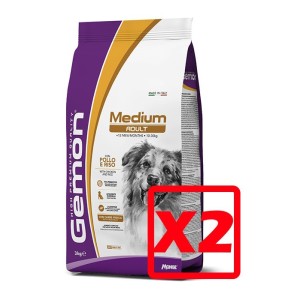 MONGE GEMON MEDIUM ADULT POLLO KG.15 **acquisto minimo 2 sacchi*prezzo riferito alla singola confezione*