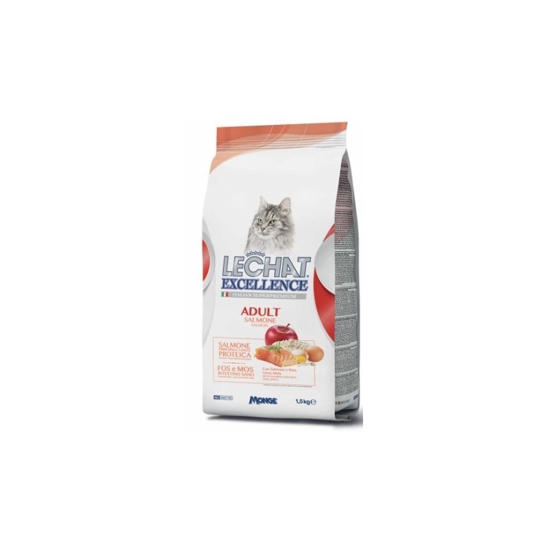 LECHAT EXCELLENT ADULT SALMONE KG.1,5