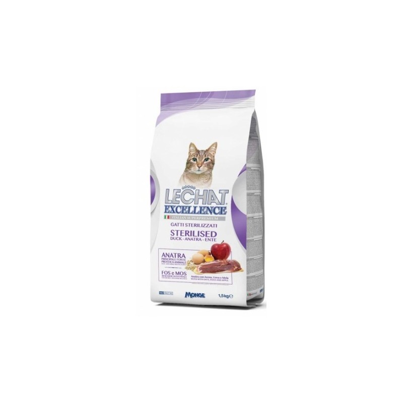 LECHAT EXCELLENT STERILISED ANATRA KG.1,5