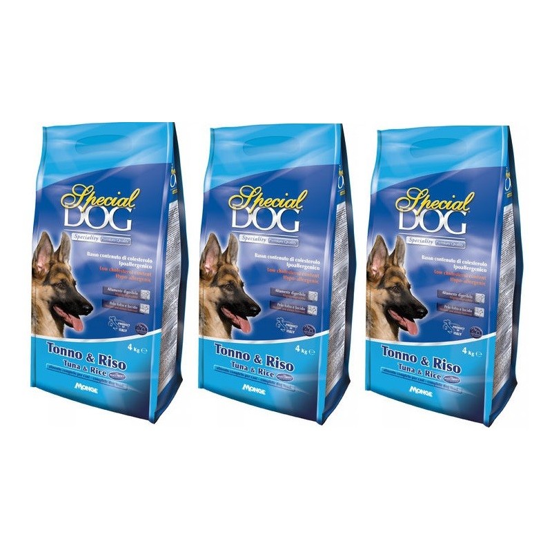 SPECIAL DOG TONNO E RISO KG.15 *acquisto minimo 3 sacchi*prezzo riferito alla singola confezione*