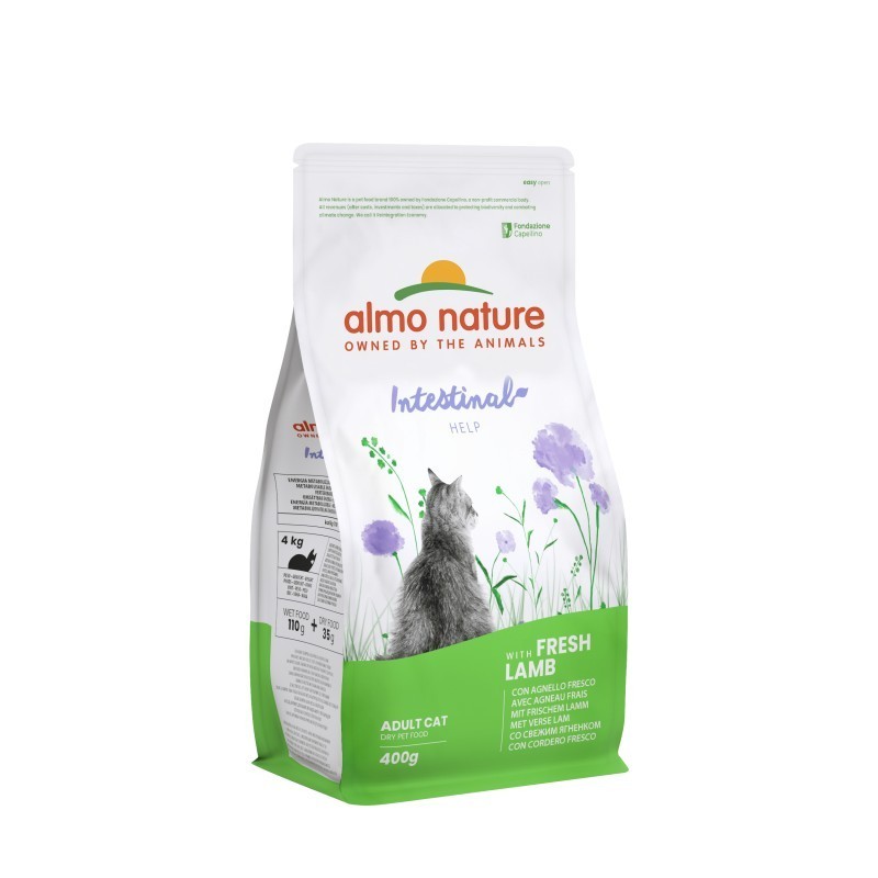 ALMO.NATURE CROCC.GATTO DIGESTIVE HELP AGNELLO GR.400