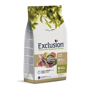 EXCLUSION MEDITERRANEO MONOPROTEIN ADULT SMALL AGNELLO KG.2