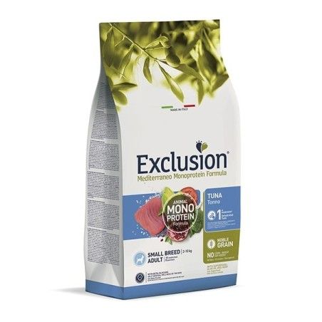 EXCLUSION MEDITERRANEO MONOPROTEIN ADULT SMALL TONNO KG.2