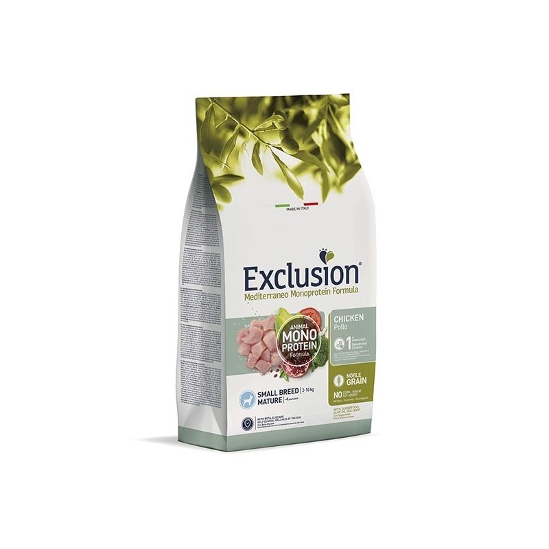 EXCLUSION MEDITERRANEO MONOPROTEIN SMALL MATURE POLLO KG.2